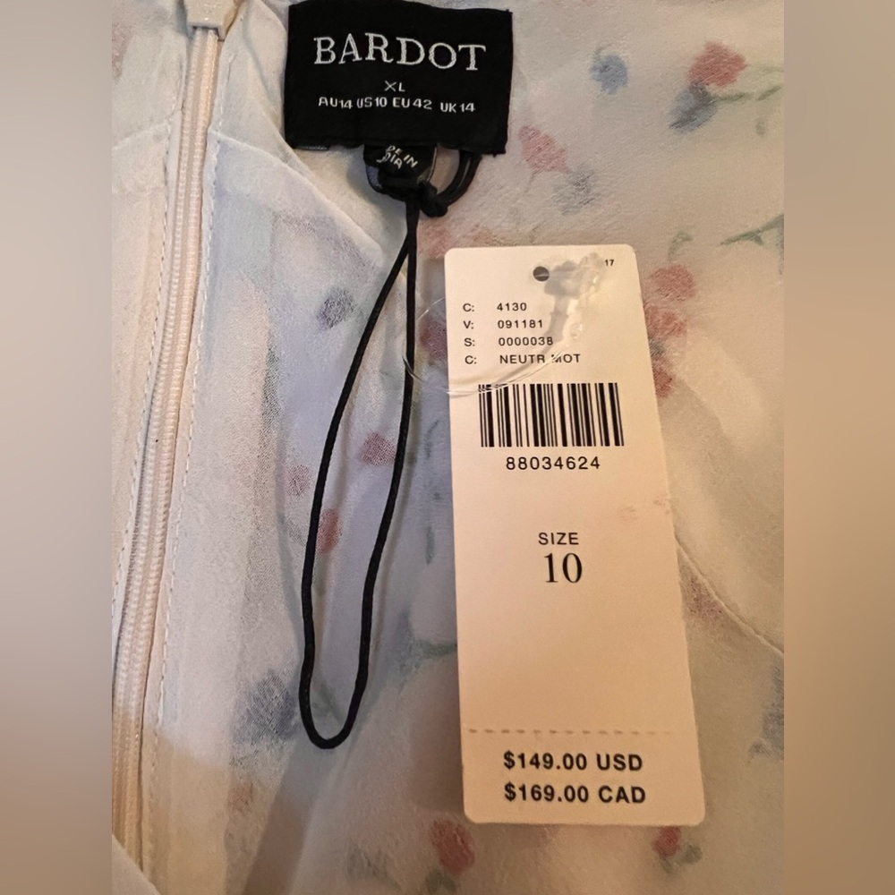 Bardot Olea Floral Sleeveless Ruffle Midi Dress - Picture 14 of 15